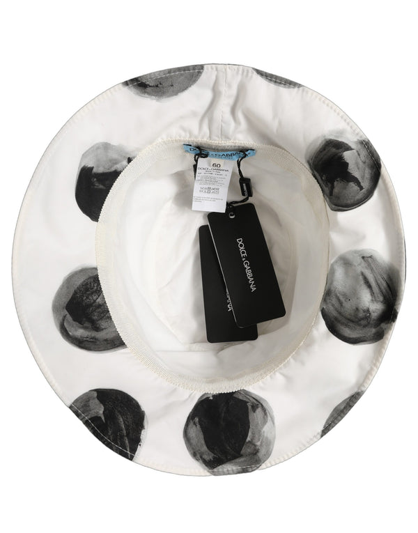 Dolce & Gabbana HAT10017 100% Cotton bucket hat in white