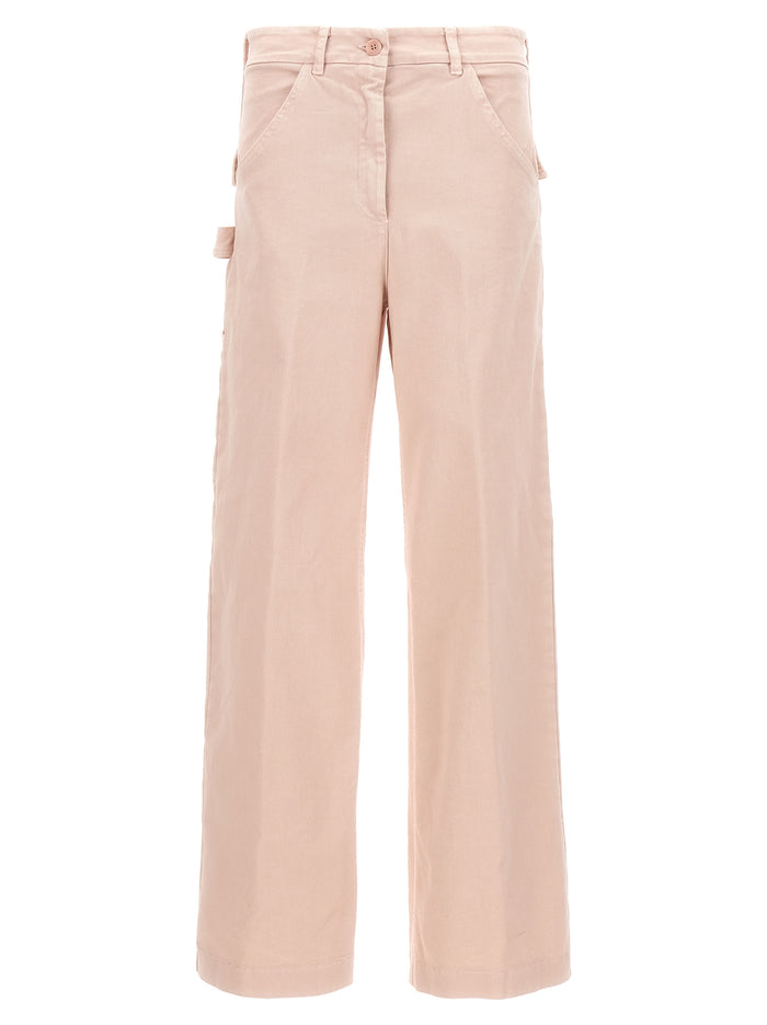 Cargo pants Pink Cotton