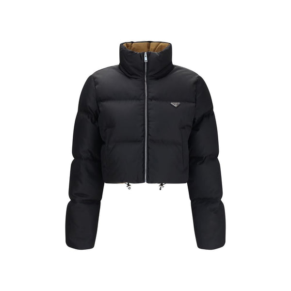 Prada Inner: 100% Goose Down down jacket in black