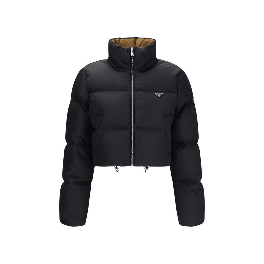 Prada Inner: 100% Goose Down down jacket in black