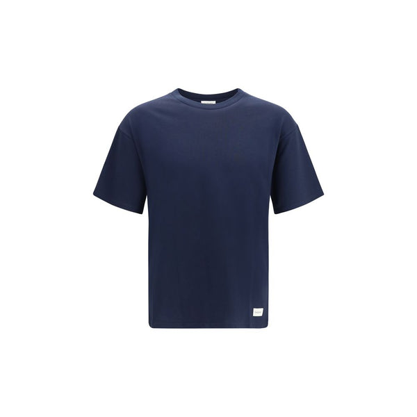 Saint Laurent 50% Cotton 50% Modal t-shirt in navy