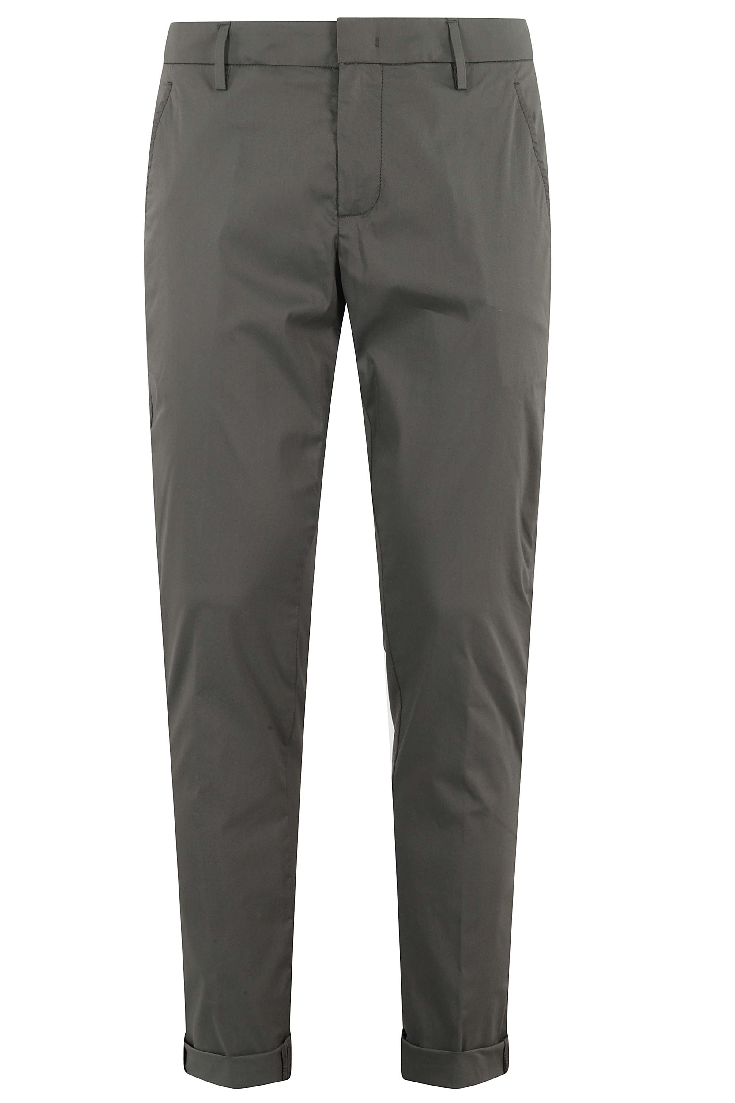 Gaubert Popeline Fresh Green Cotone Poliammide Elastan Pantaloni