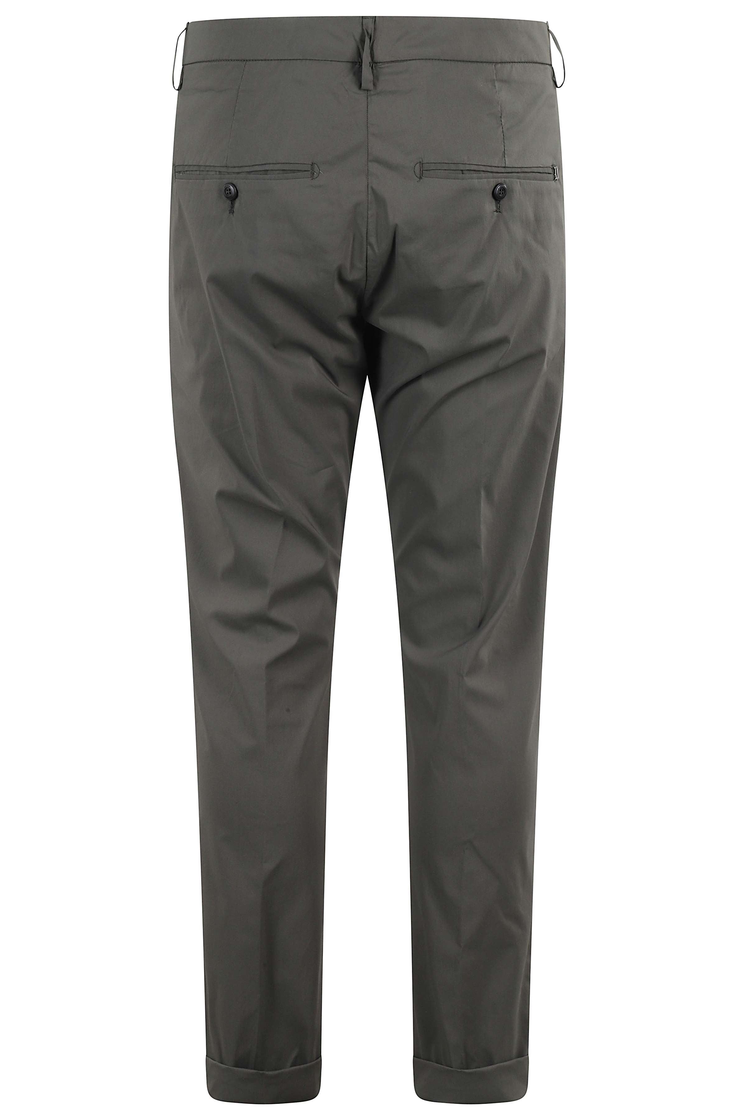 Gaubert Popeline Fresh Green Cotone Poliammide Elastan Pantaloni