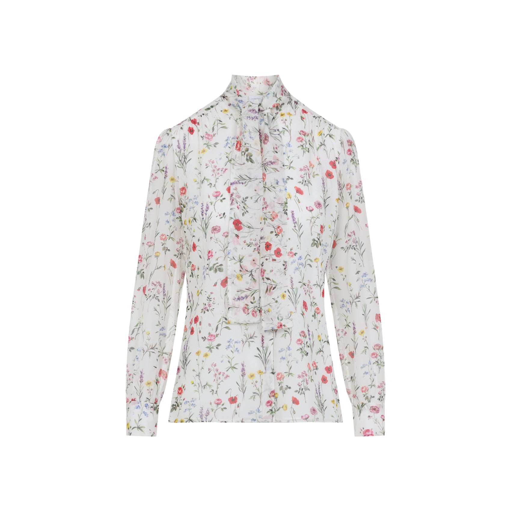 Silk Blouse Multicolour Shirt