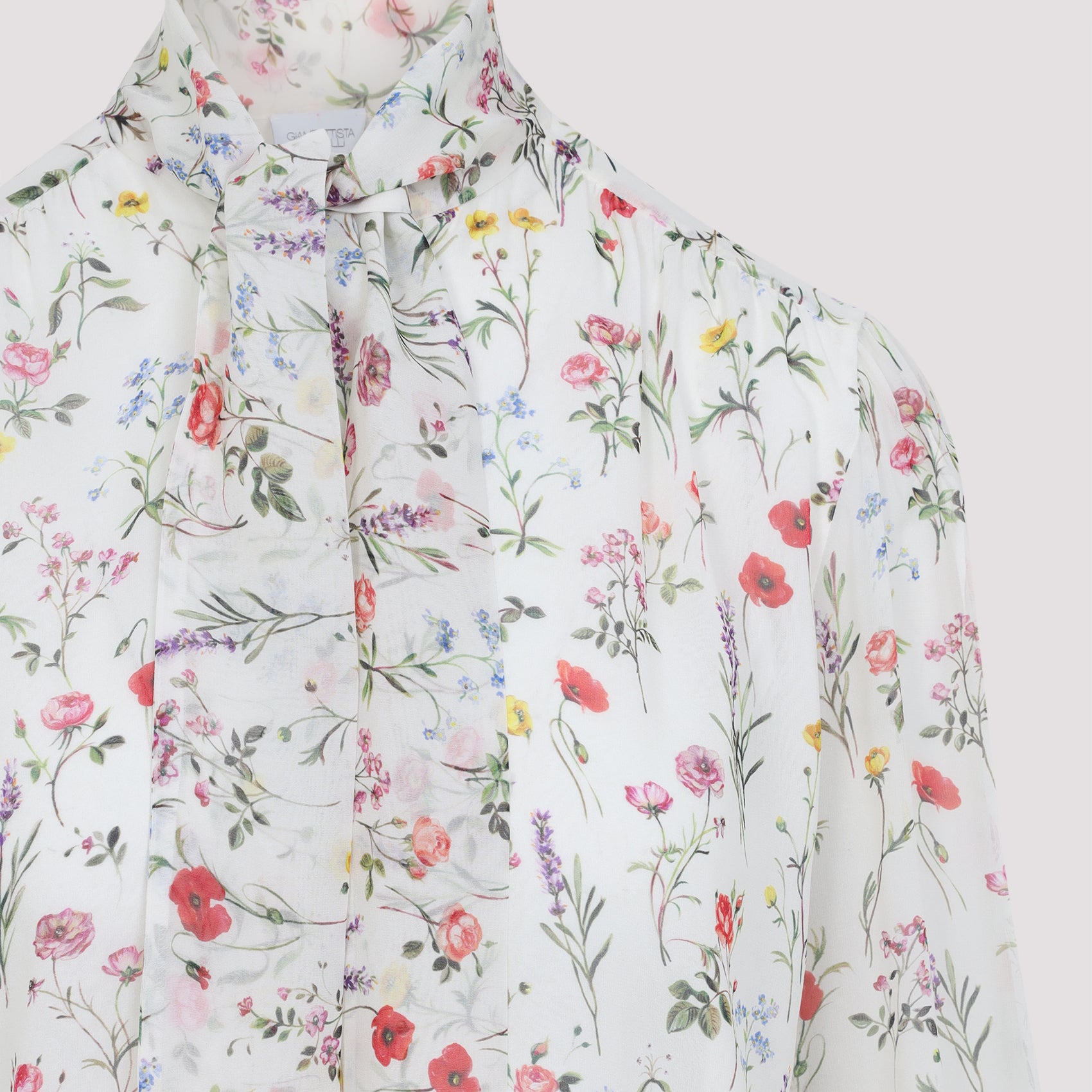 Silk Blouse Multicolour Shirt