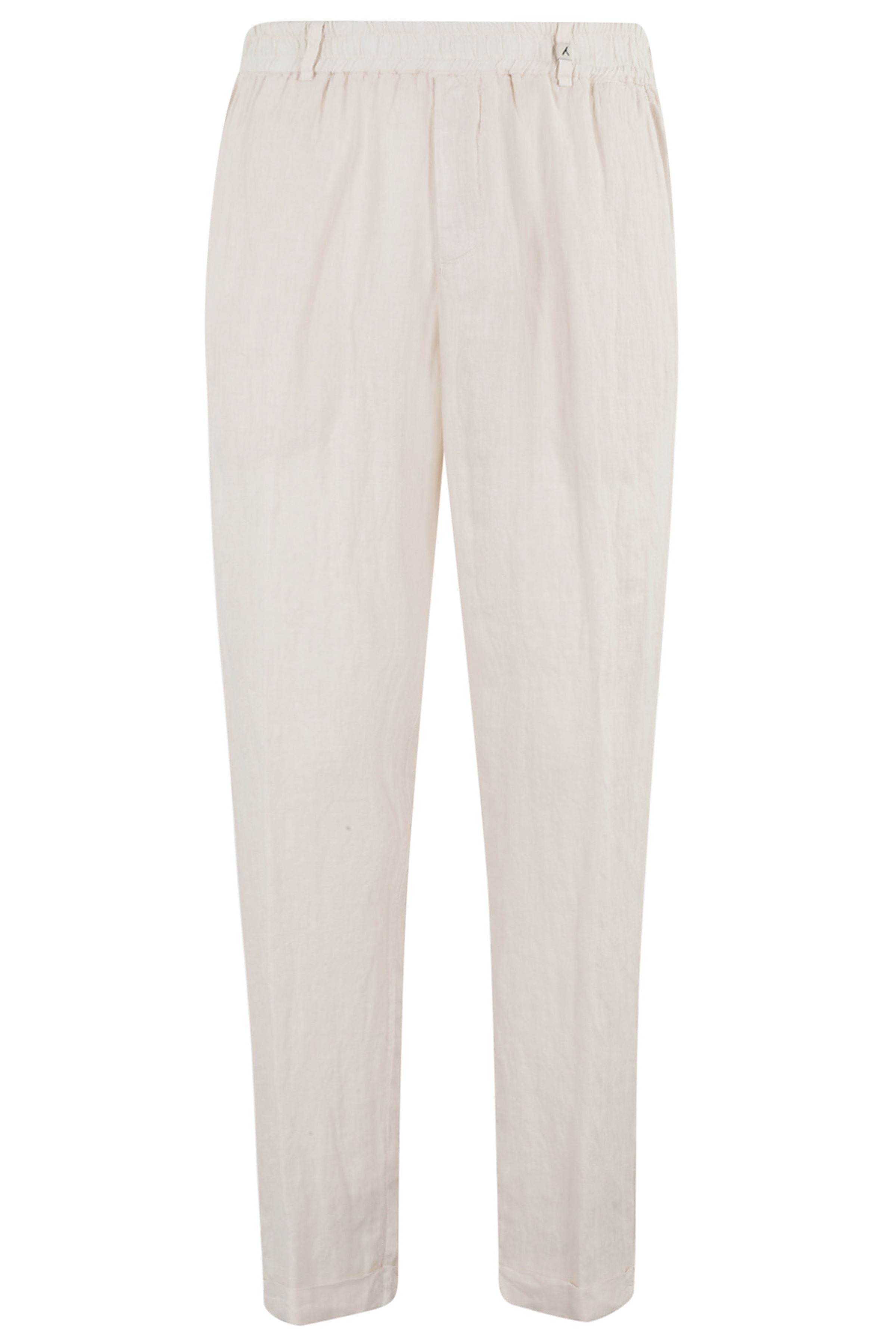 Pantalone Lungo White Lino Pantaloni