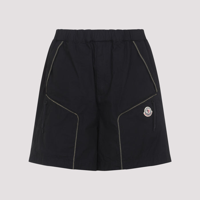 Cotton Bermuda Black Short