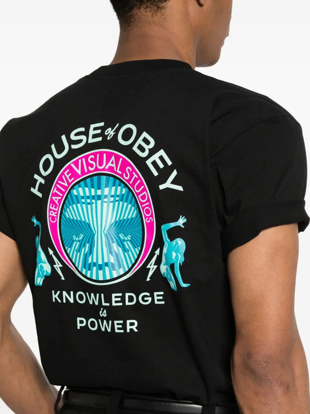 Knowledge Is Power Tee Black Tshirt