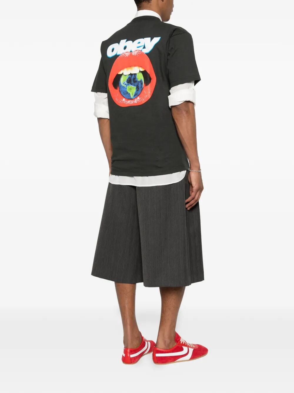 Lips Tee Black Tshirt