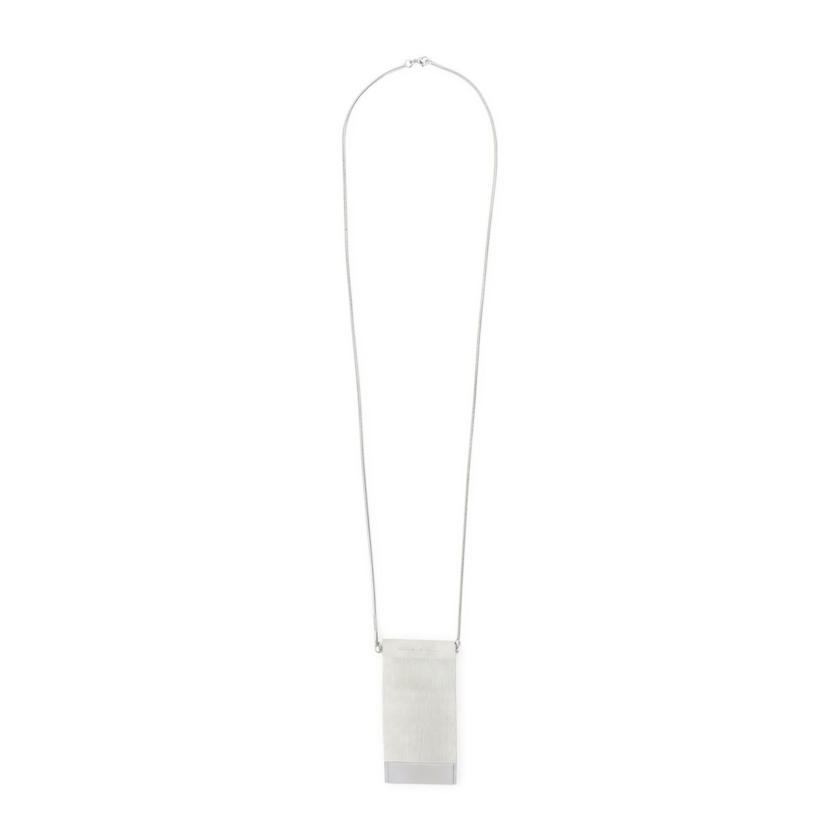 Portable Ashtray Necklace Metallic Brass Jewellery