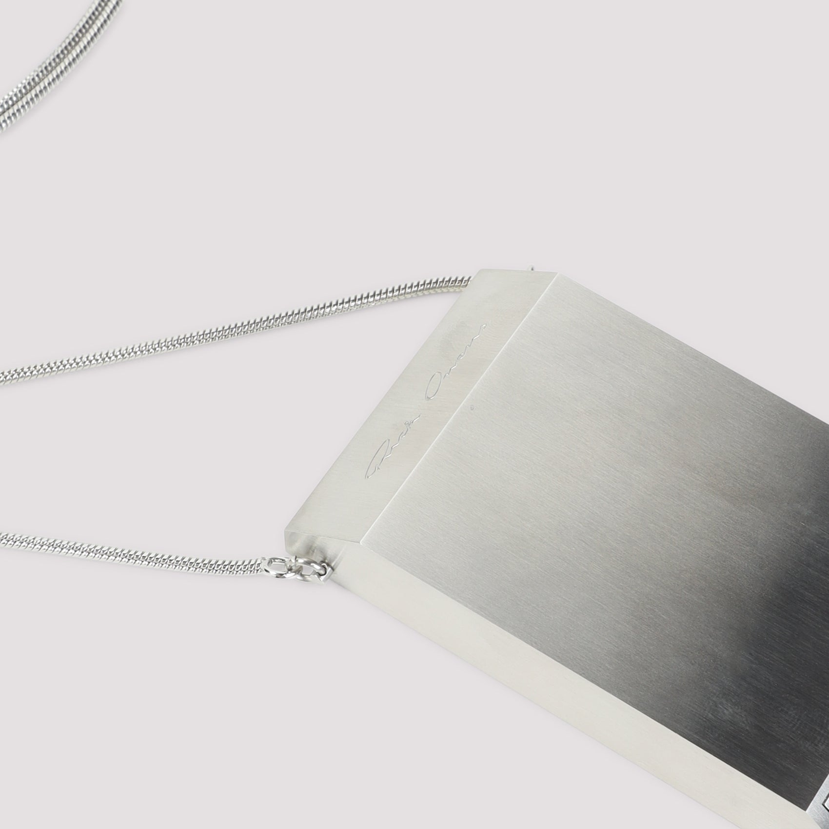 Portable Ashtray Necklace Metallic Brass Jewellery