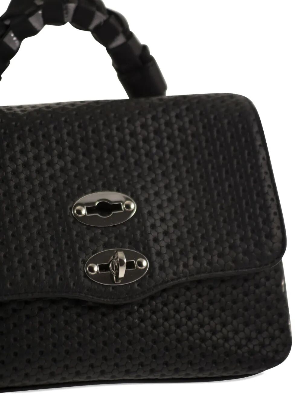Postina Casa Venissa Manico Speciale Black Nero Leather | Bag