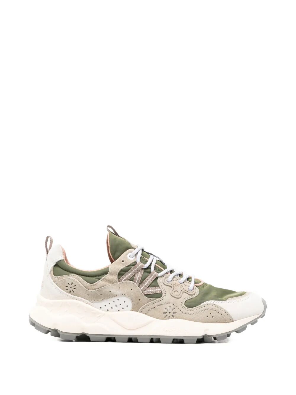 Yamano 3 Uni L.e. Green Pig Nubuck Canvas(cotton) Shoe