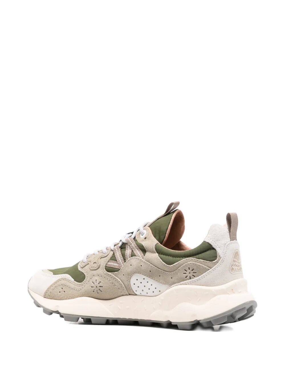 Yamano 3 Uni L.e. Green Pig Nubuck Canvas(cotton) Shoe