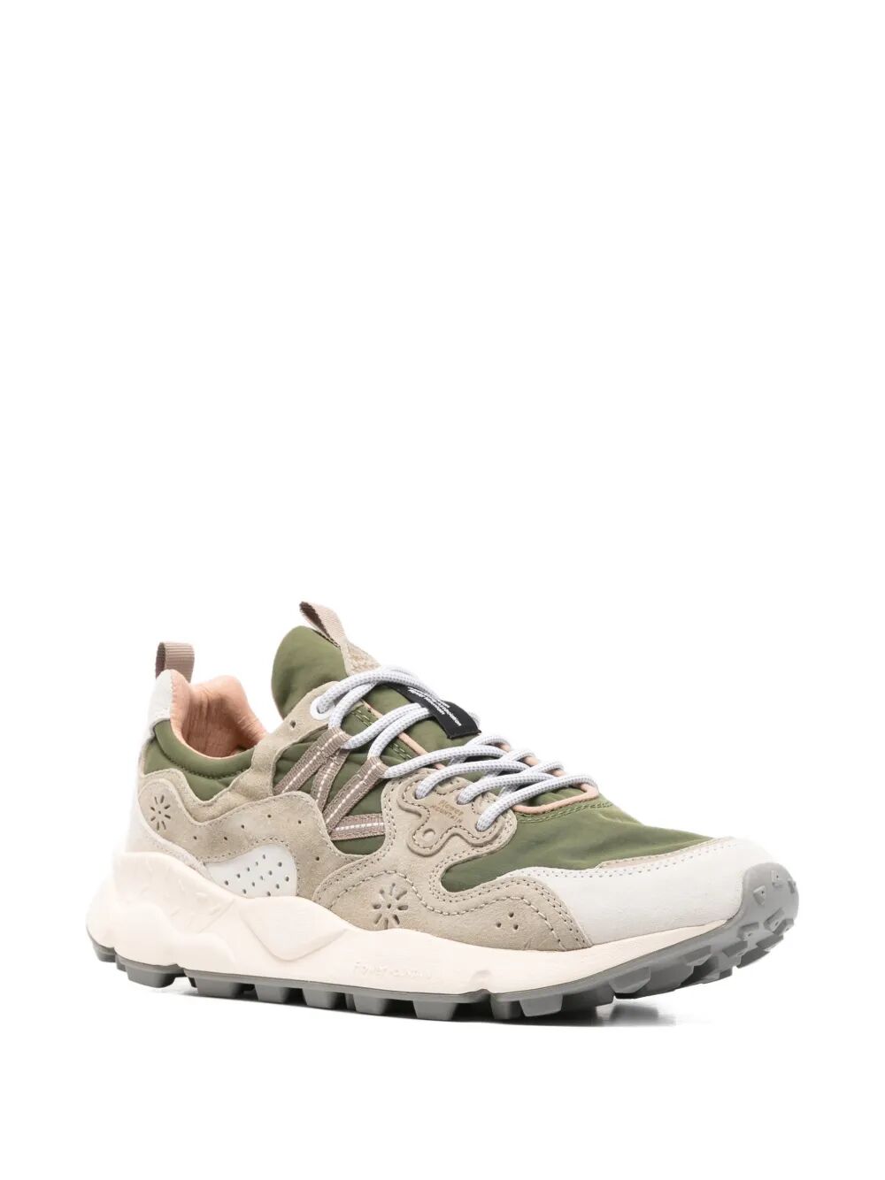 Yamano 3 Uni L.e. Green Pig Nubuck Canvas(cotton) Shoe