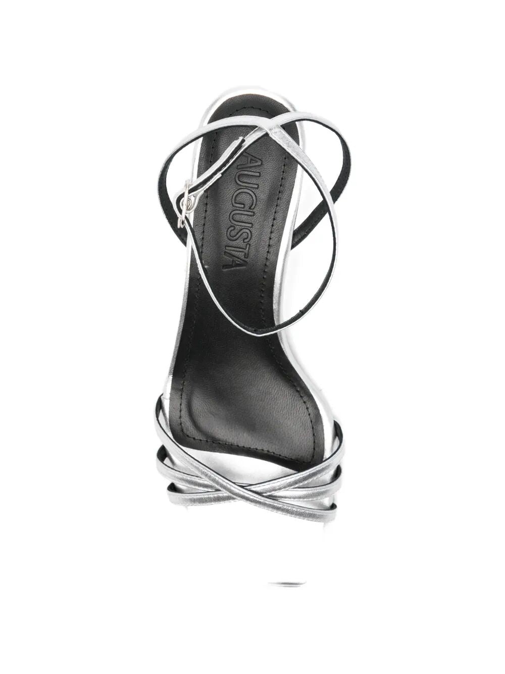 Uma Silver Grey Leather Shoe