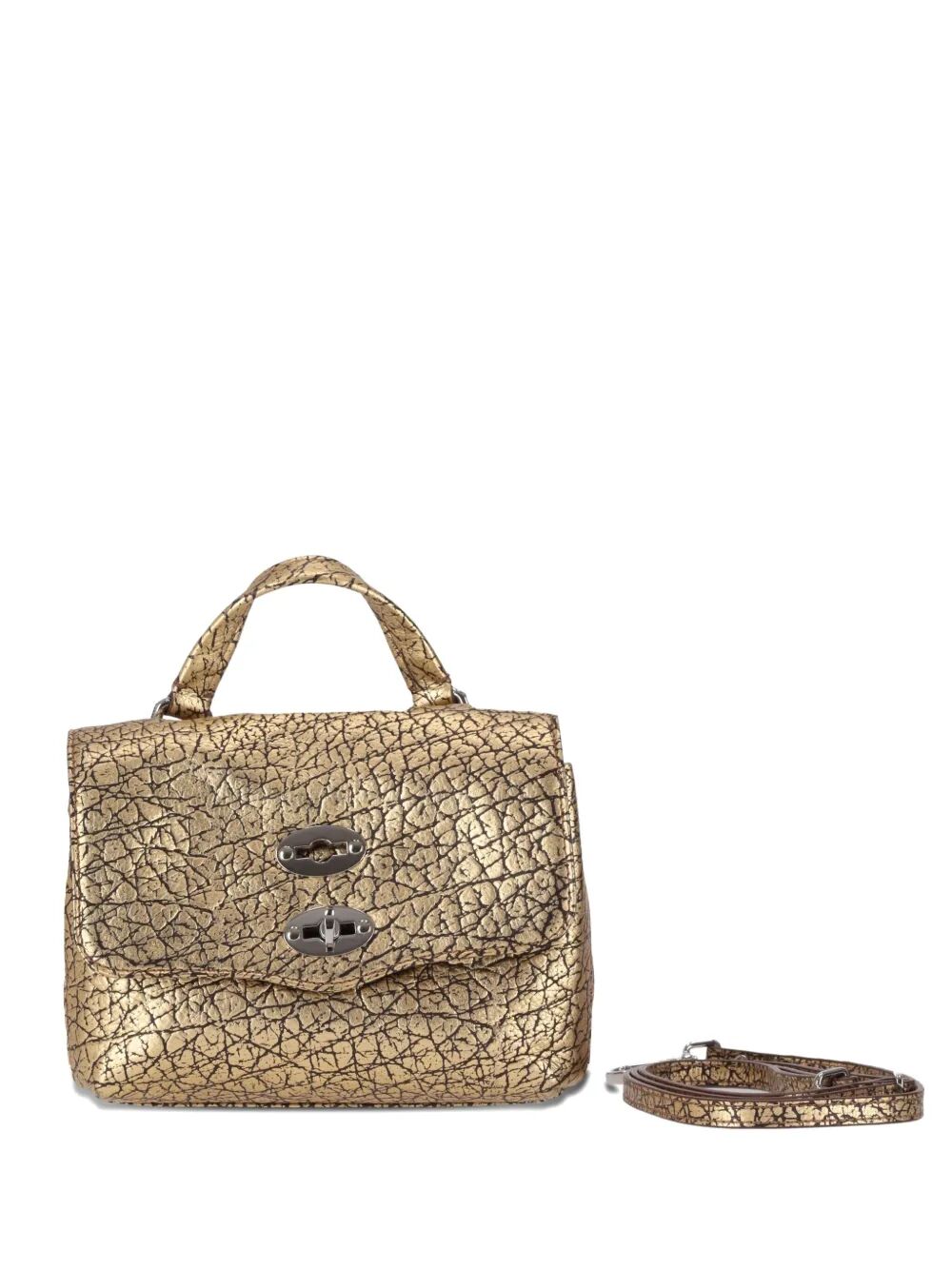 Postina Mal Tinto Gold Mida Metallic Leather | Bag