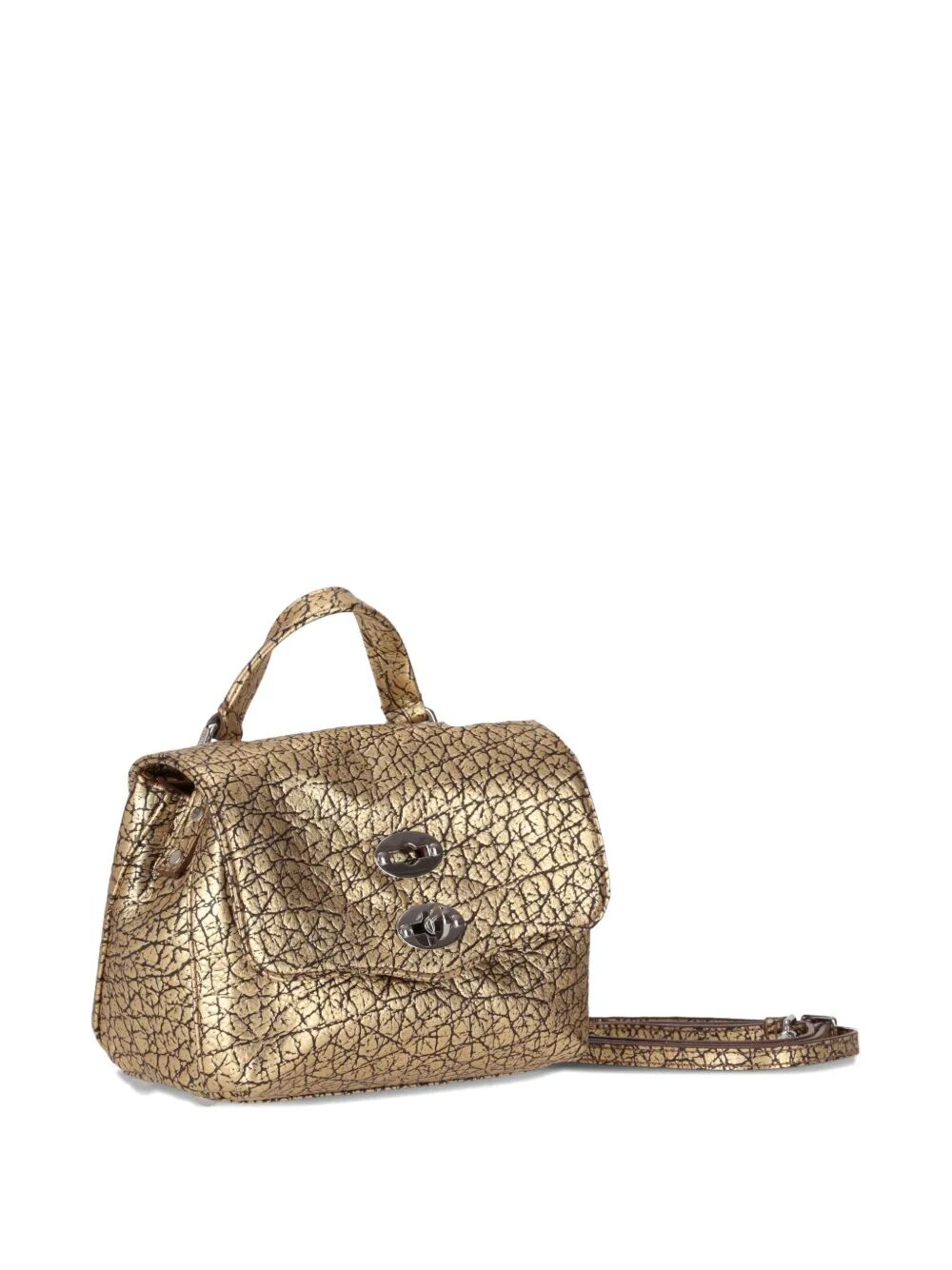 Postina Mal Tinto Gold Mida Metallic Leather | Bag