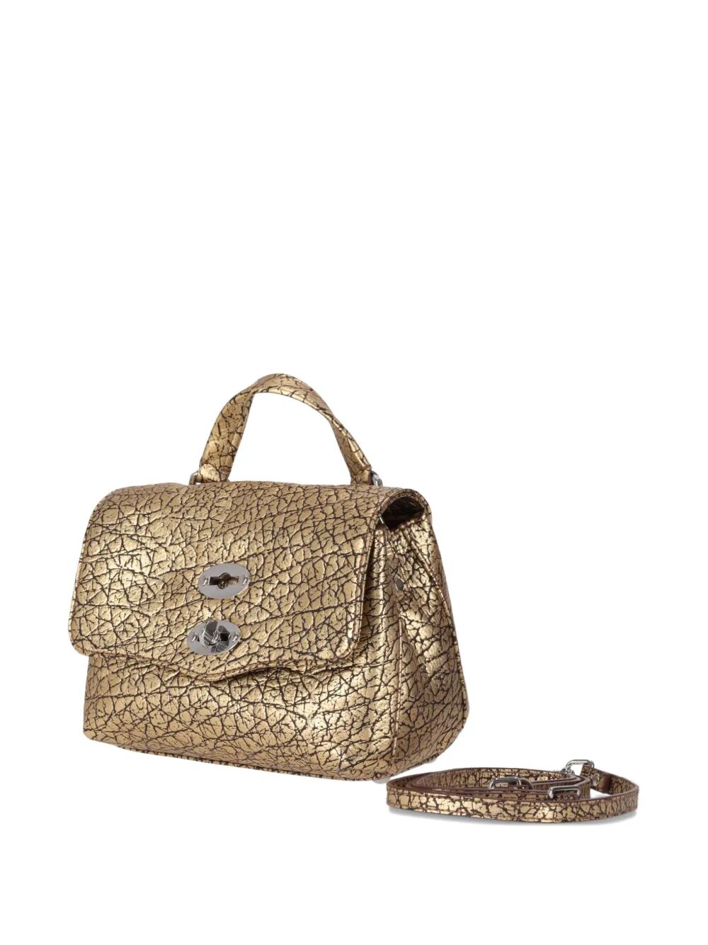 Postina Mal Tinto Gold Mida Metallic Leather | Bag