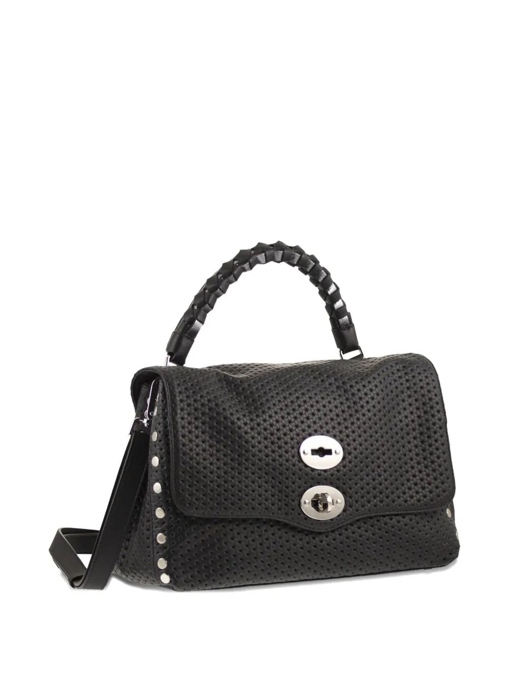 Postina Casa Venissa Manico Speciale Black Nero Leather | Bag