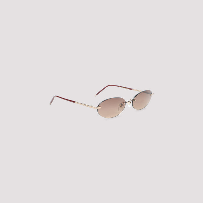 Sunglasses Nude & Neutrals Acetate Metal Glasses