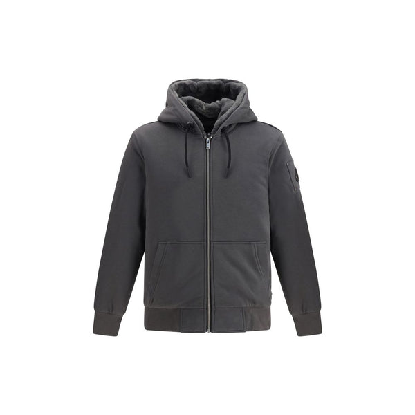 Moose Knuckles 25% Polyester hoodie in gray