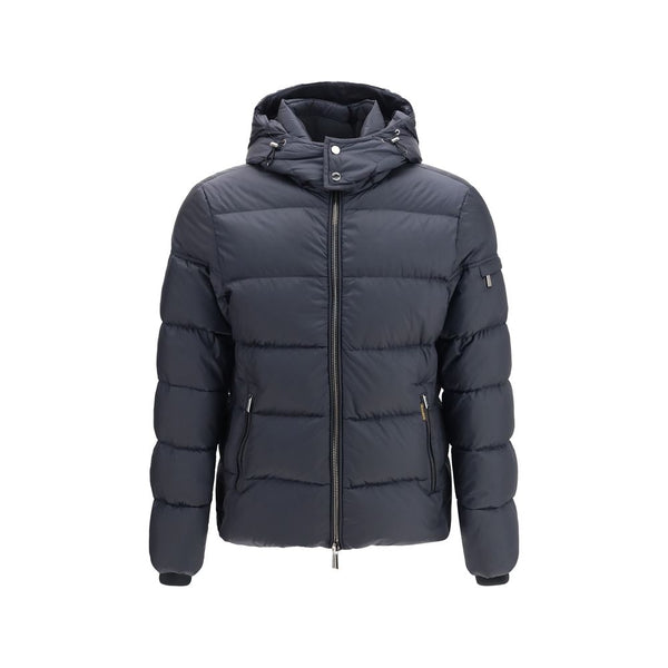 Moorer Outer: 100% Polyamide; Inner: 100% Goose Down down jacket in blue