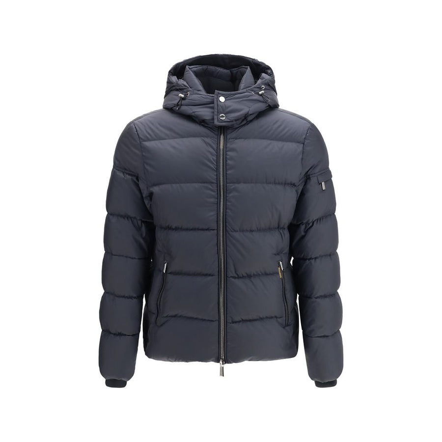 Moorer Outer: 100% Polyamide; Inner: 100% Goose Down down jacket in blue