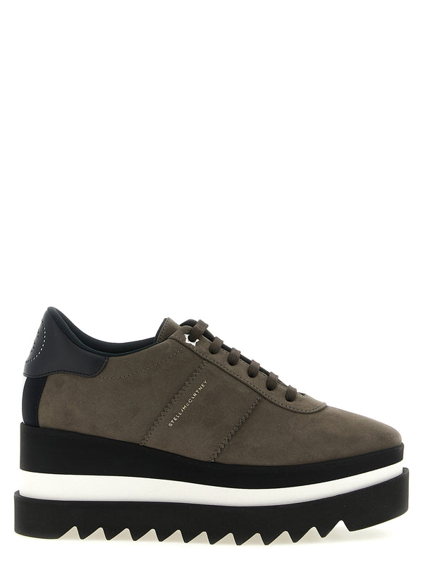 Gray Eva Platform Sneakers