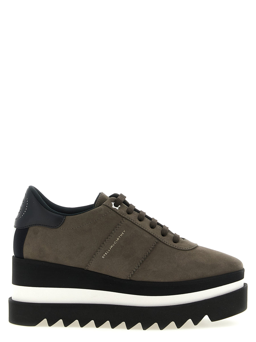 Gray Eva Platform Sneakers