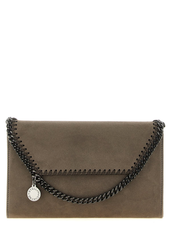 Gray Polyamide Crossbody Bag