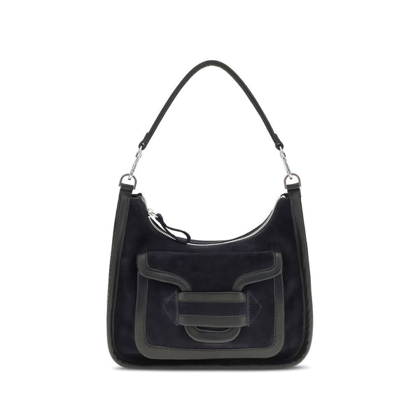 Black Calf Leather Bos Taurus Shoulder Bag