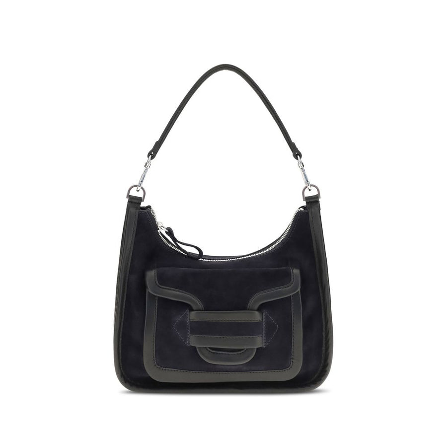 Black Calf Leather Bos Taurus Shoulder Bag