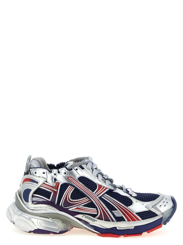 Multicolor Polyethylene Athletic Sneakers