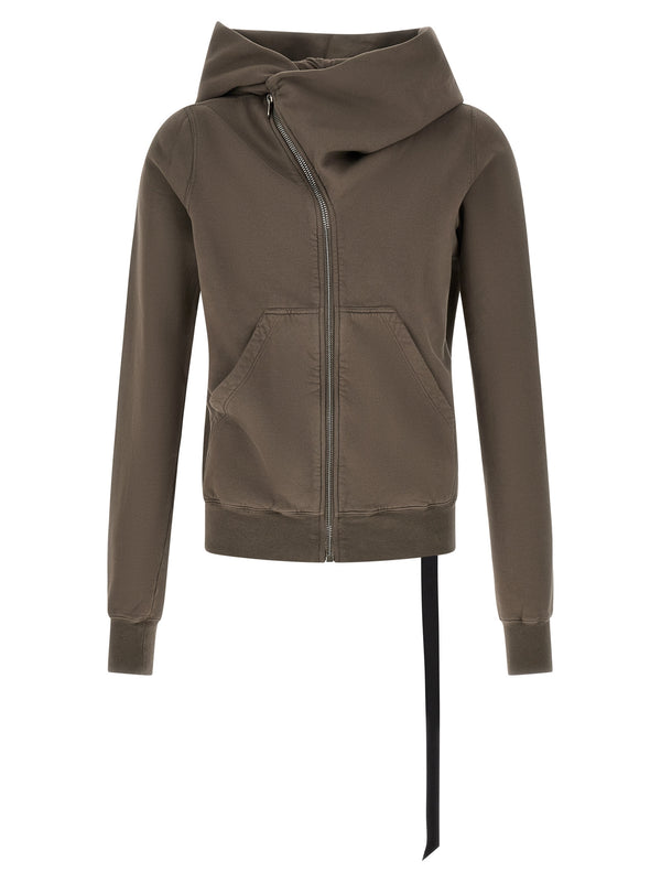 Gray Cotton Sweatshirt Clothing