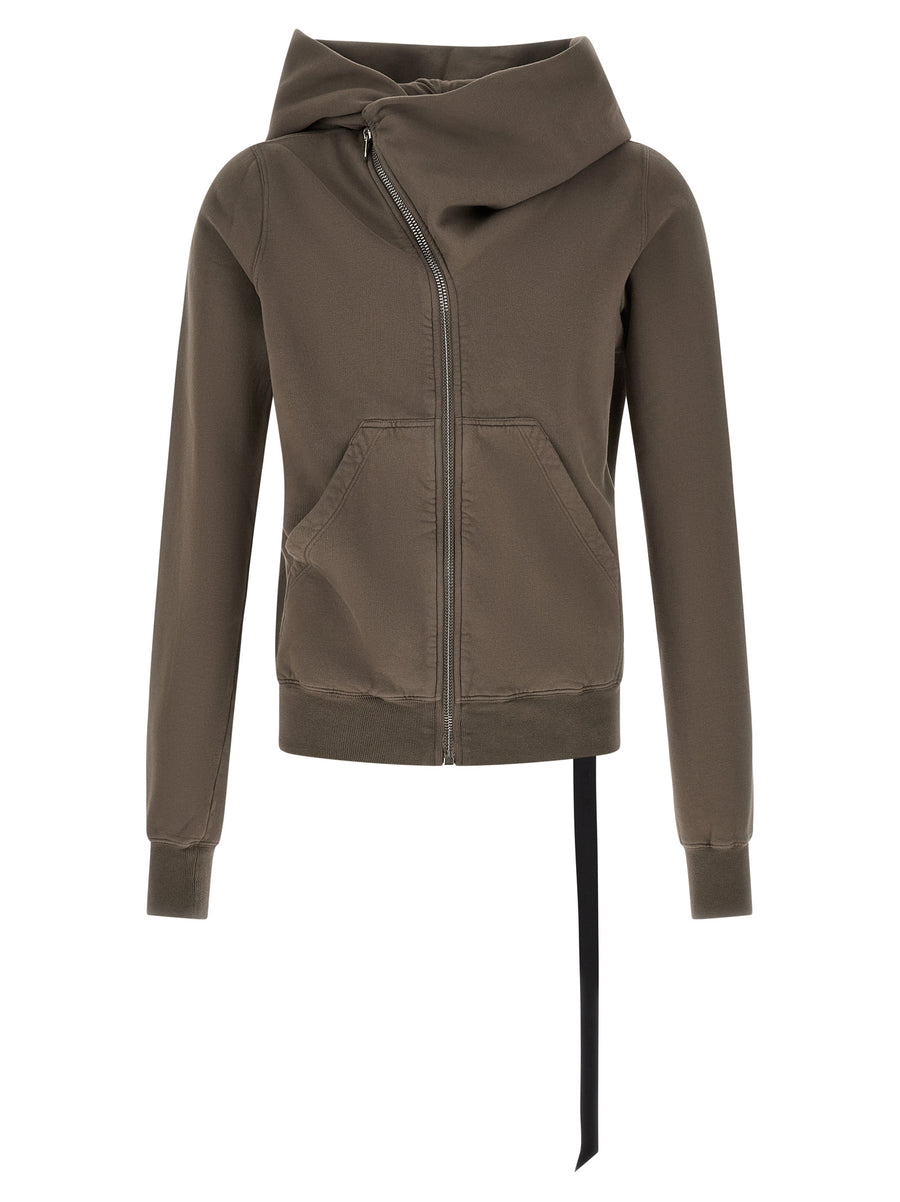 Gray Cotton Sweatshirt Clothing