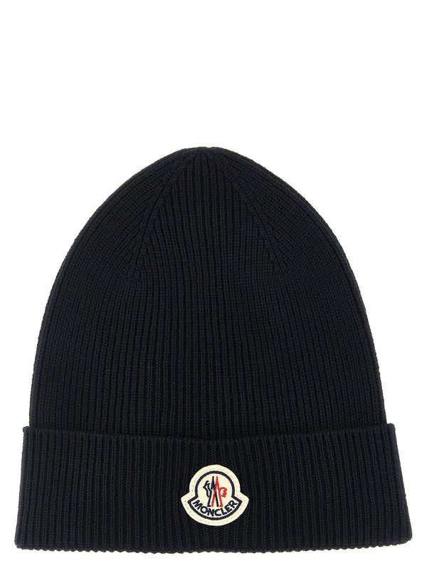 Blue Virgin Wool Beanie Accessory