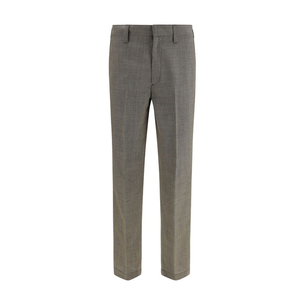 Brown Wool Oves Aries Pants