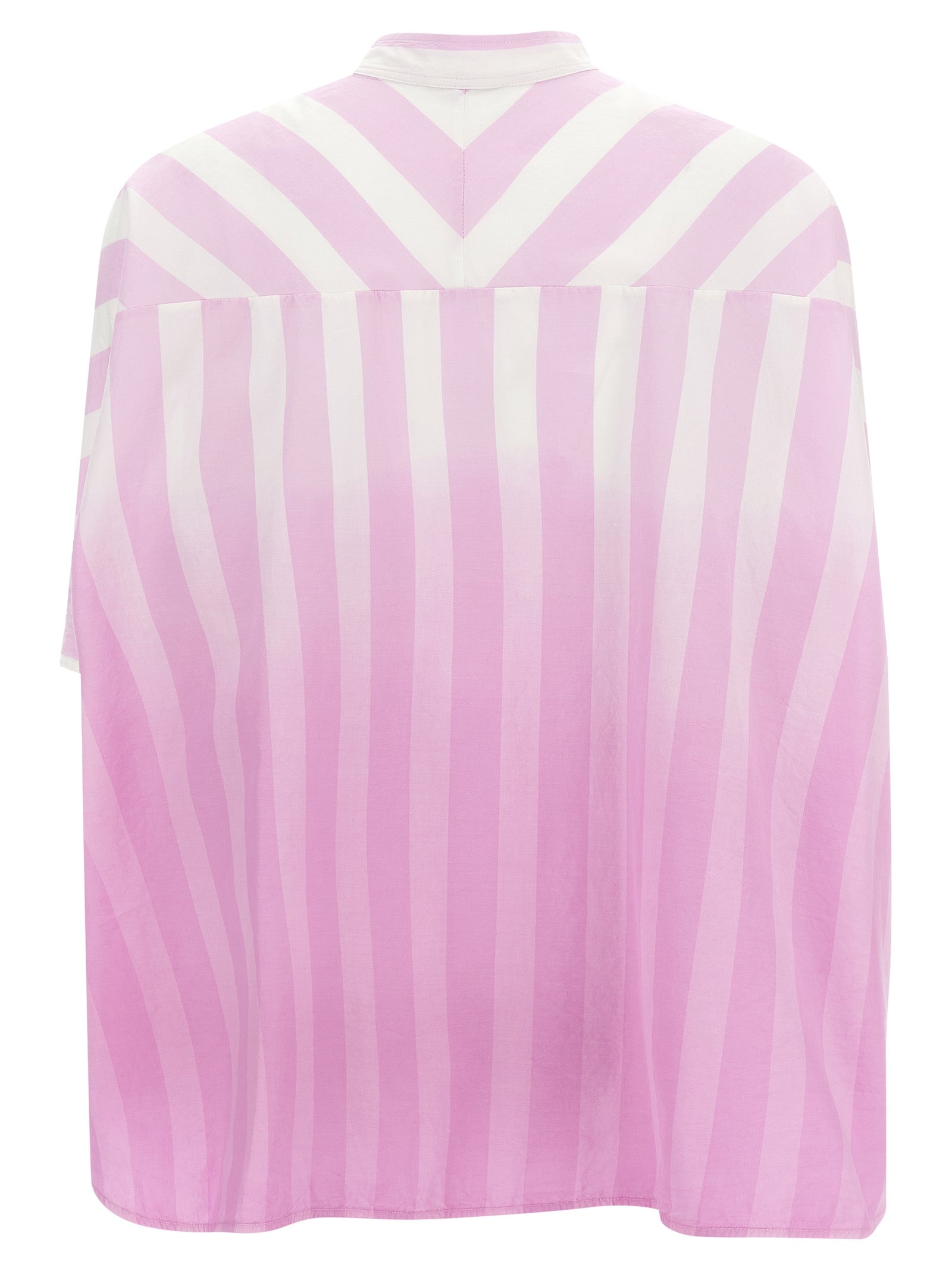 Dégradé striped shirt Pink Cotton Shirt, Blouse