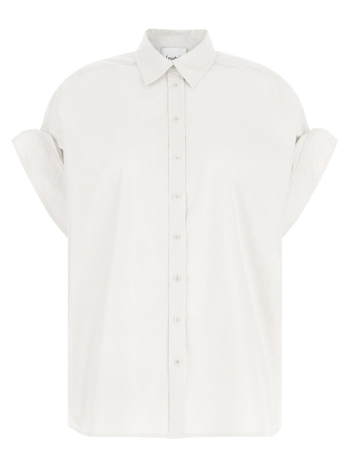 Poplin shirt White Cotton Shirt, Blouse
