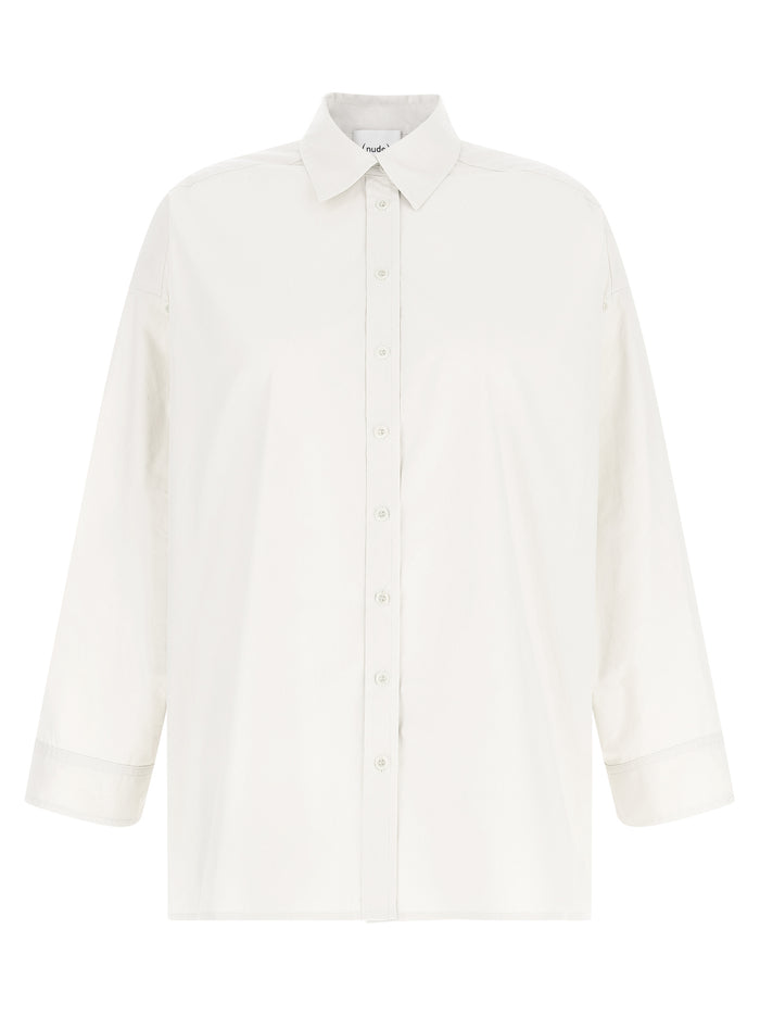 Poplin shirt White Cotton Shirt, Blouse