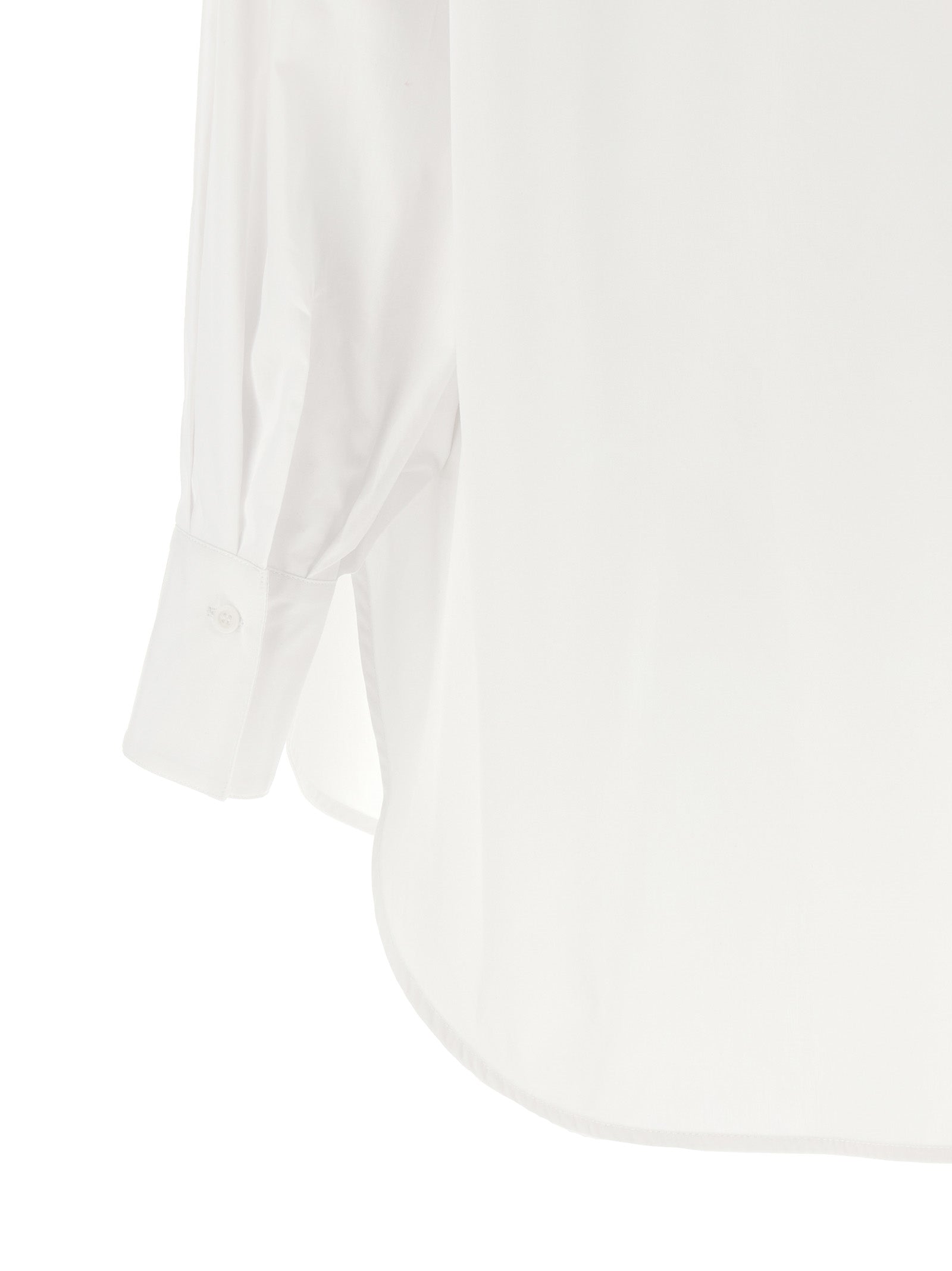 Ruches shirt White Cotton Shirt, Blouse