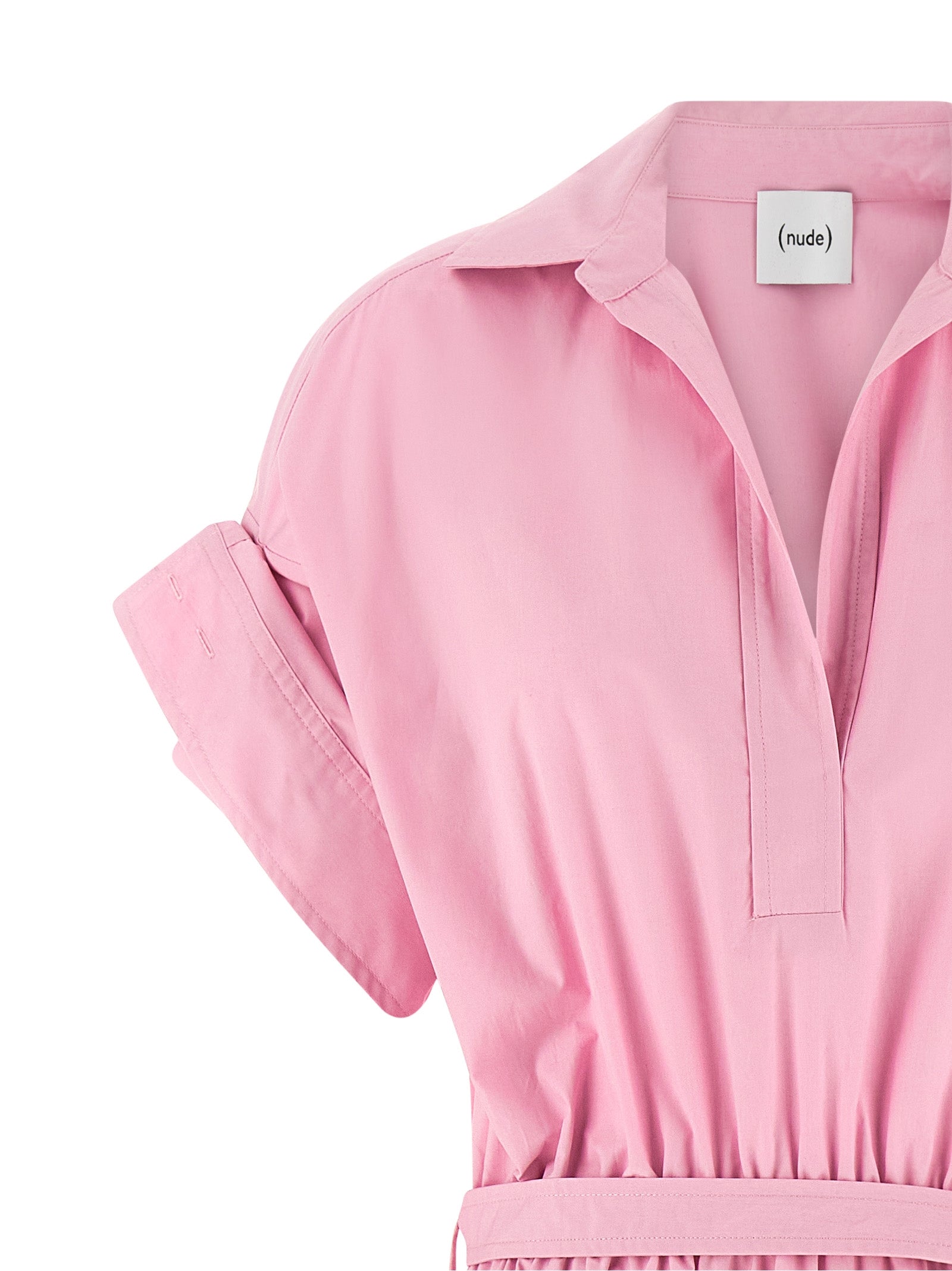 Chemisier dress Pink Cotton