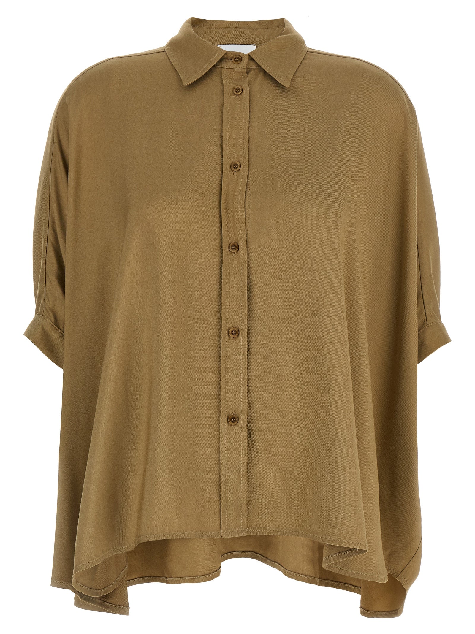 Wide shirt Green Viscose Shirt, Blouse