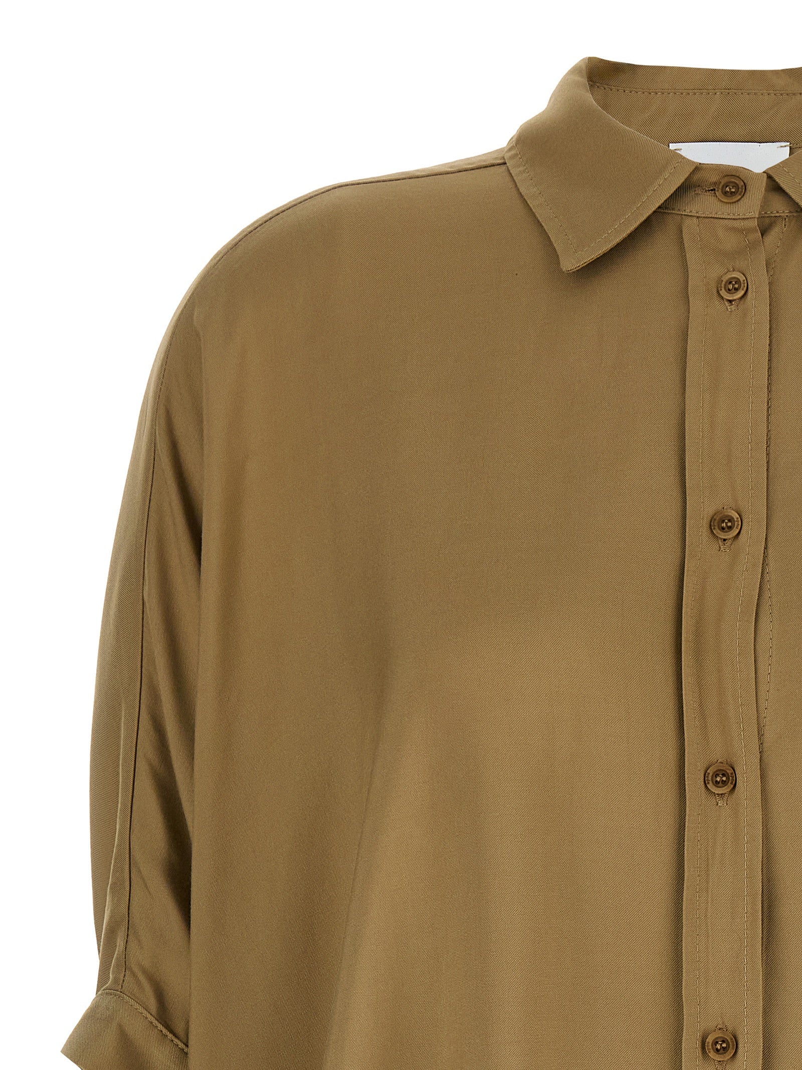 Wide shirt Green Viscose Shirt, Blouse