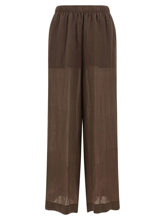 Palazzo pants Brown Tencel
