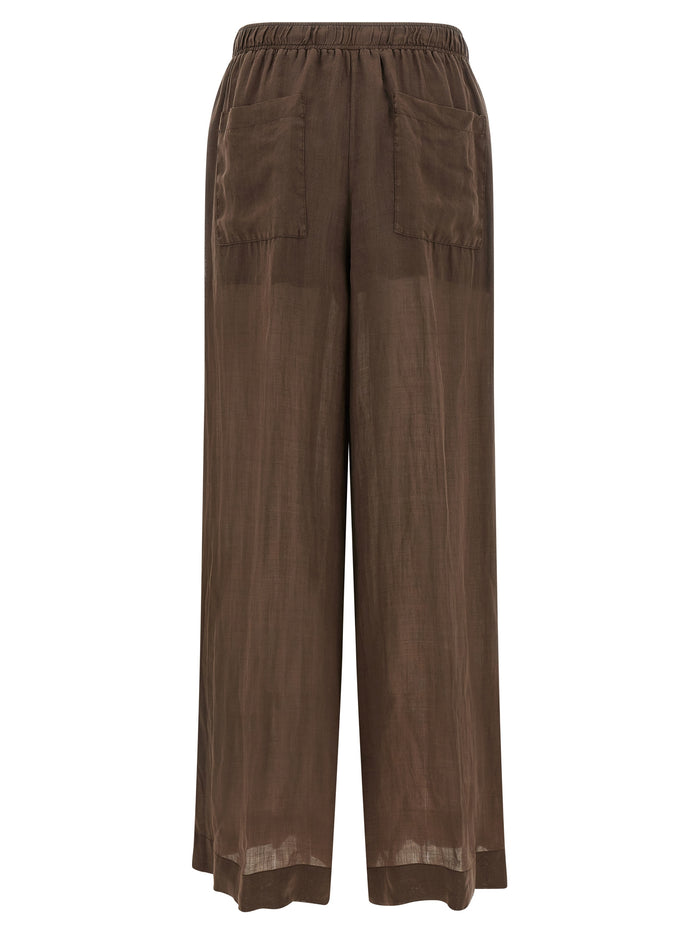 Palazzo pants Brown Tencel
