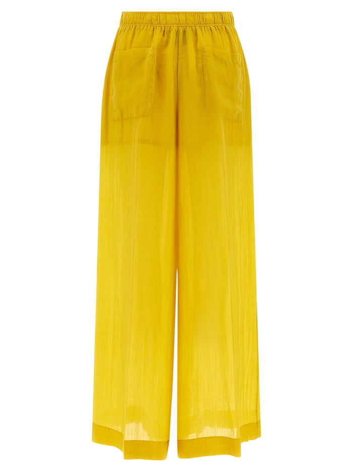 Palazzo pants Yellow Tencel