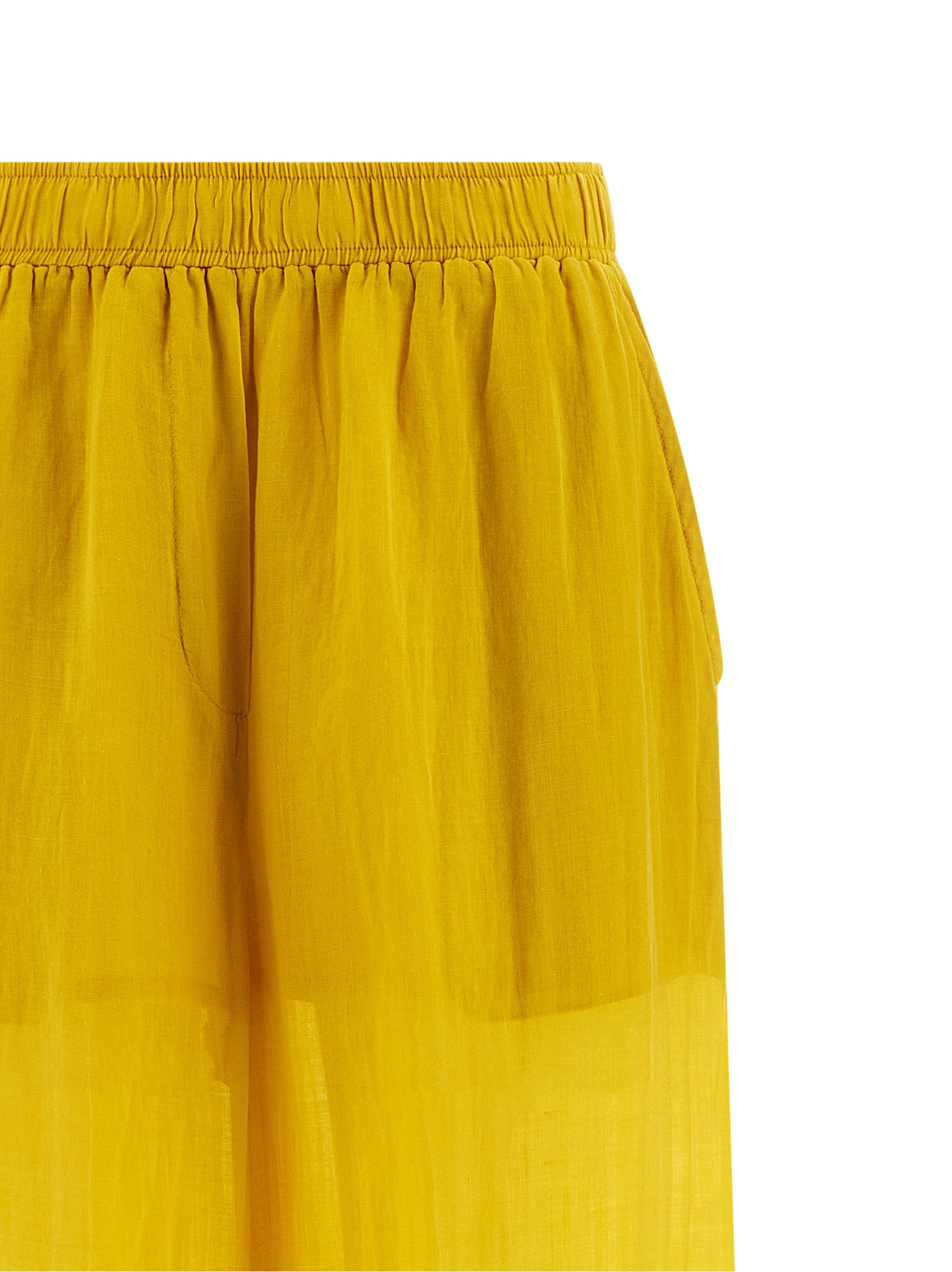 Palazzo pants Yellow Tencel