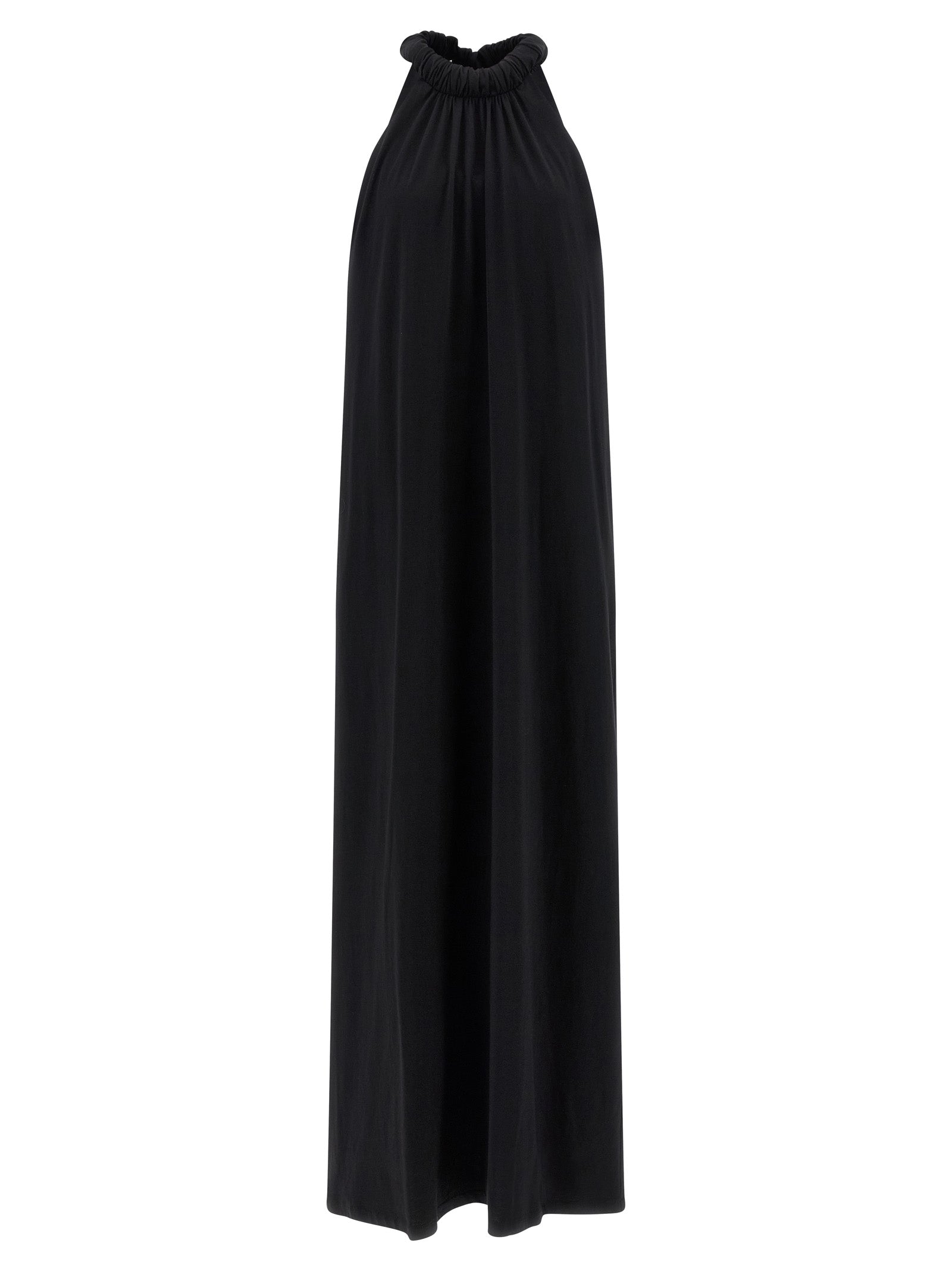 Floor Lenght dress Black Cotton